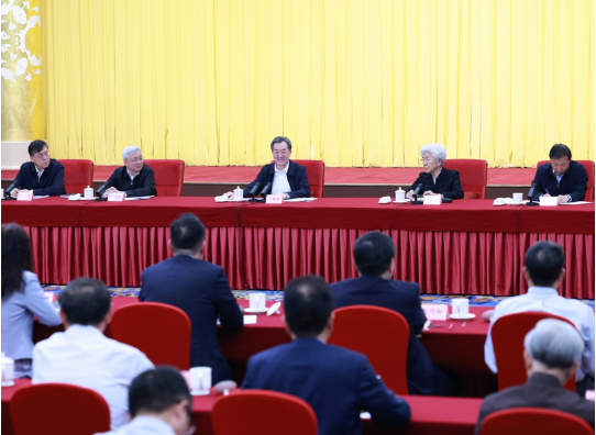 丁薛祥出席中国科学院学部成立70周年座谈会