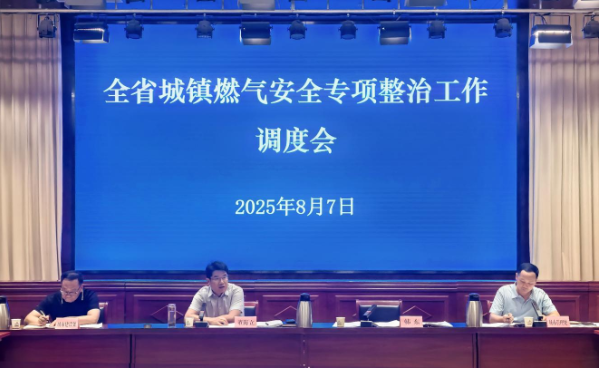 全省城镇燃气安全专项整治工作调度会召开