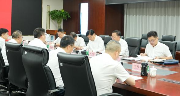 省住房城乡建设厅党组书记任海涛到驻鲁建筑业央企调研建筑业发展工作1